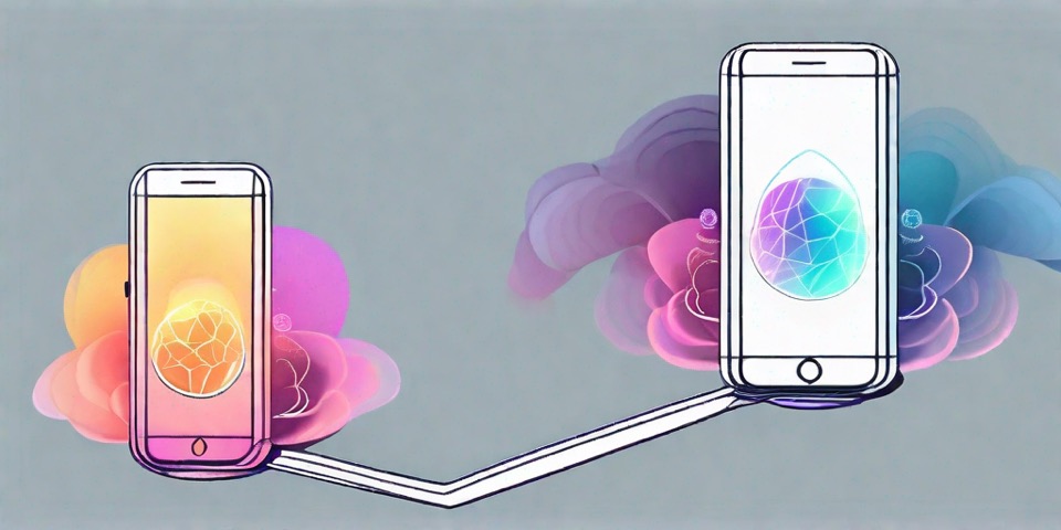 Two smartphones