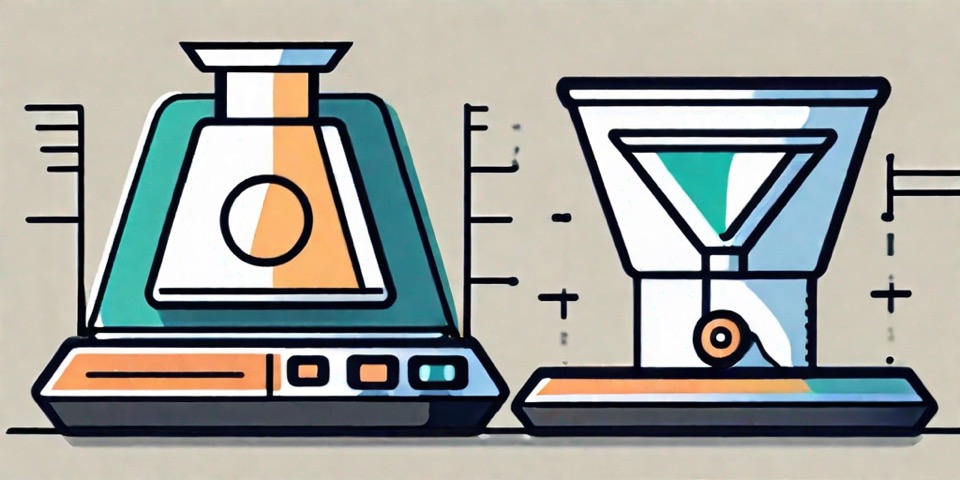 Two digital platforms represented as futuristic devices