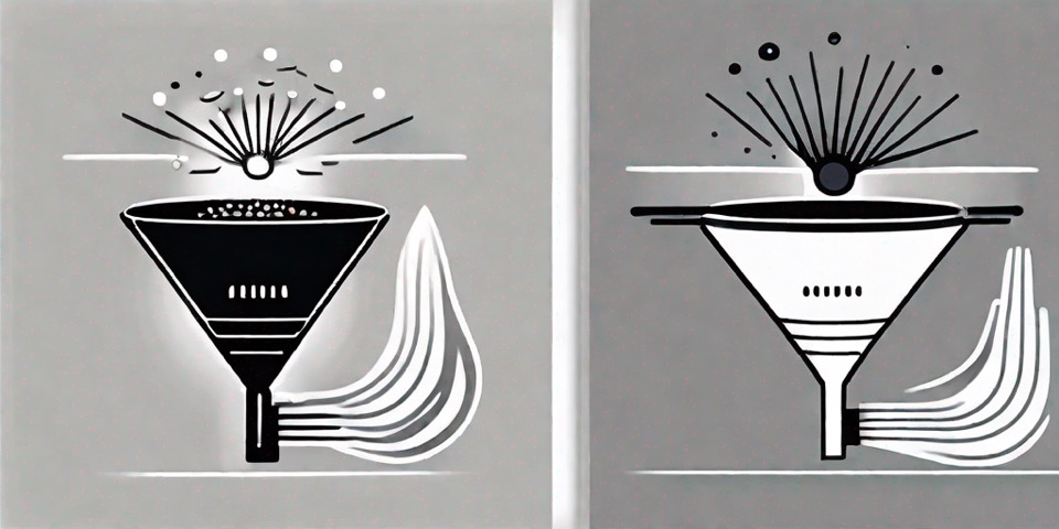 Two contrasting funnels