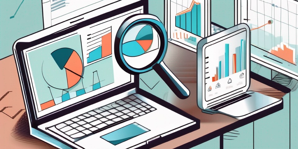 Various digital tools like a magnifying glass