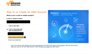 AWS Registration