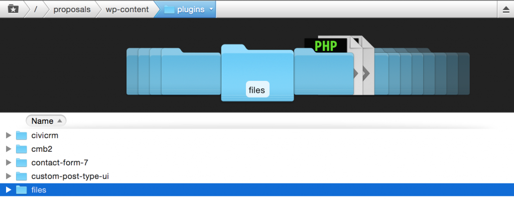 CiviCRM FTP Create Files Folder